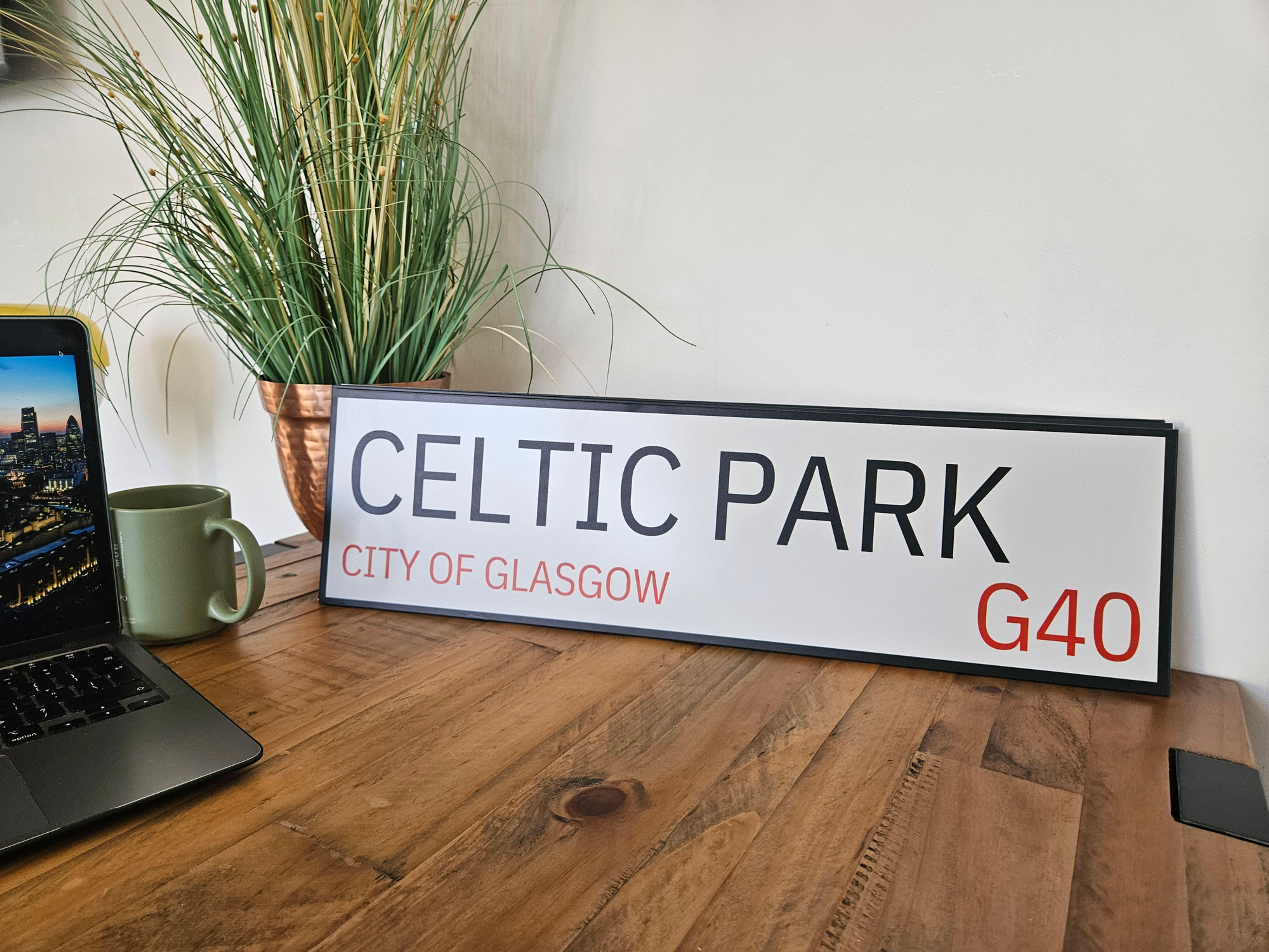 Celtic Park Street Sign