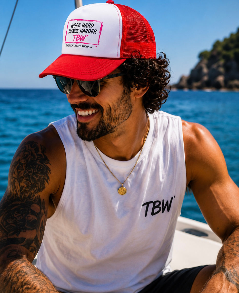 Thumbnail: Work Hard, Dance Harder by Twerkin’ Beats Workin’™ Trucker Hat
