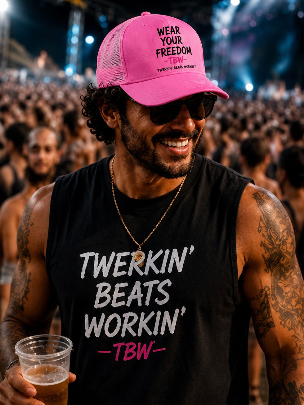 Thumbnail: Wear Your Freedom Trucker Hat – Twerkin’ Beats Workin’™