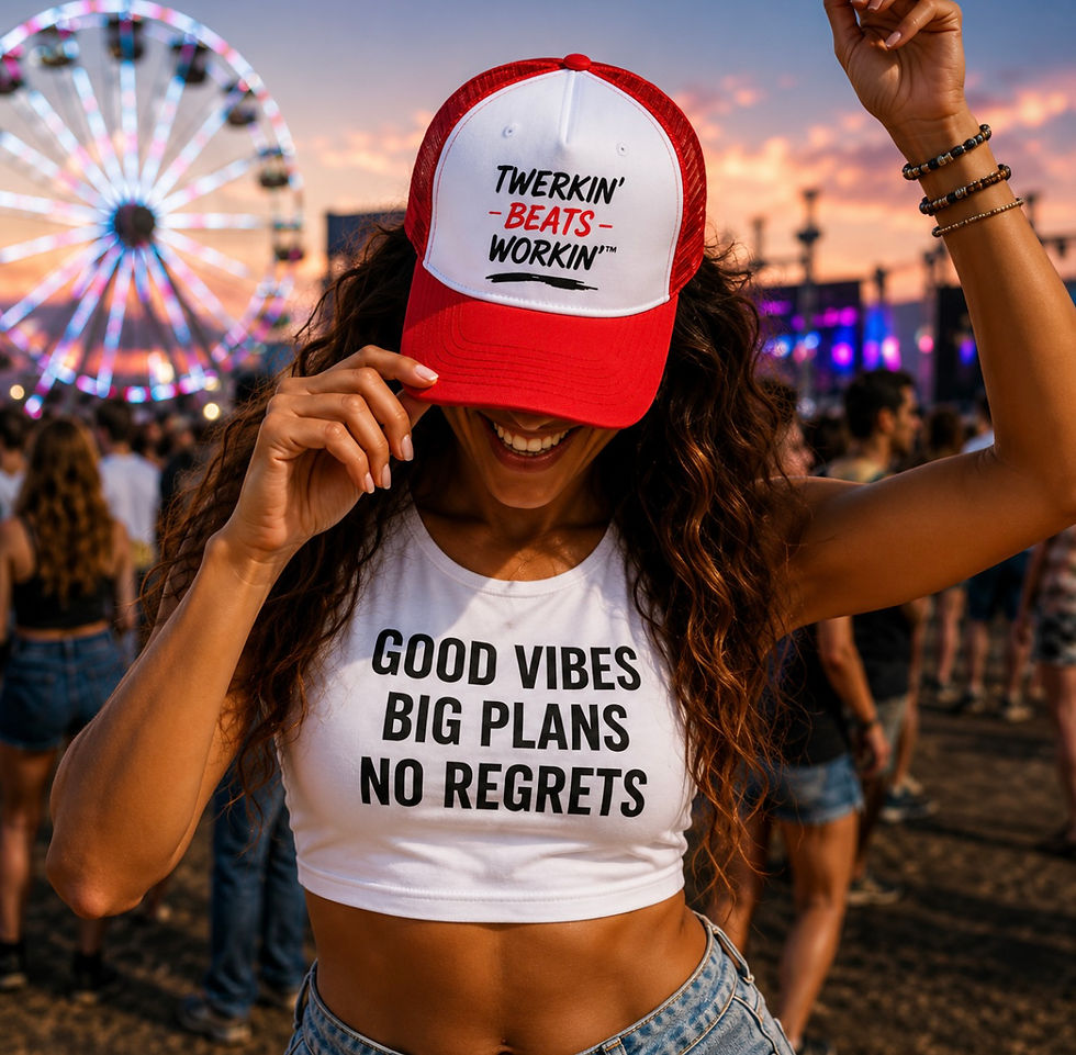 Thumbnail: Twerkin’ Beats Workin’™ Classic Trucker Hat