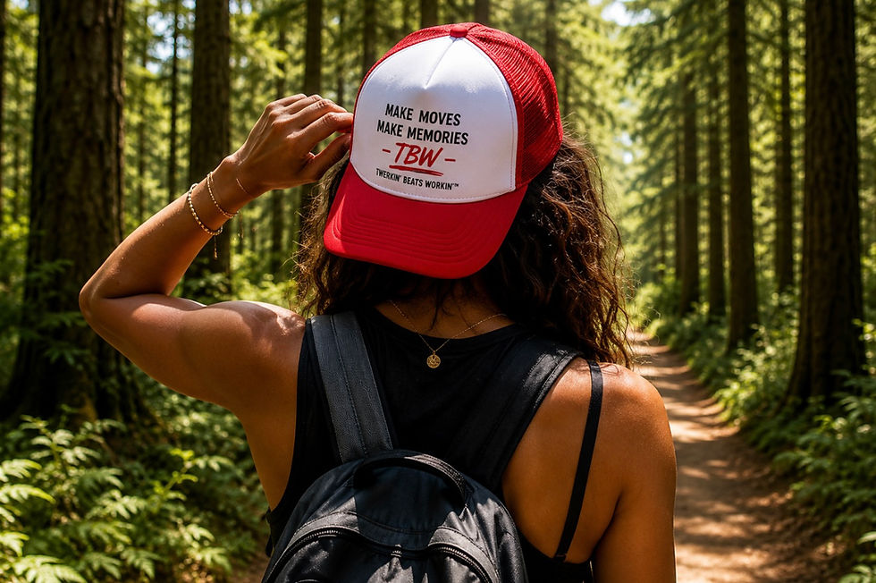 Thumbnail: Make Moves, Make Memories by Twerkin’ Beats Workin’™ Trucker Hat