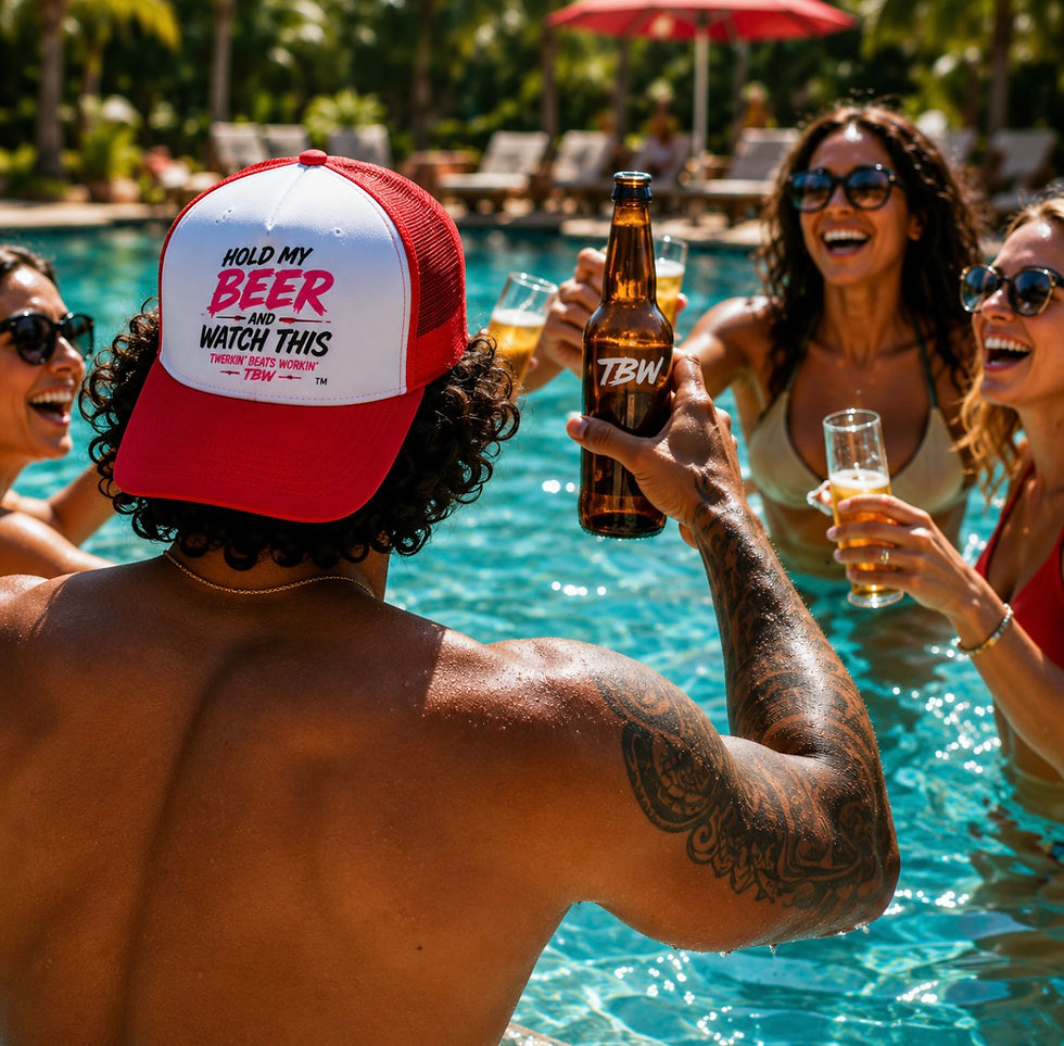 Thumbnail: Hold My Beer & Watch This Trucker Hat – Twerkin’ Beats Workin’™