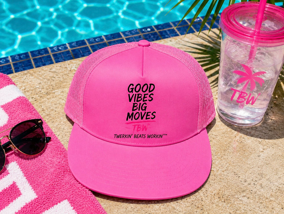 Thumbnail: Good Vibes, Big Moves Trucker Hat – Twerkin’ Beats Workin’™