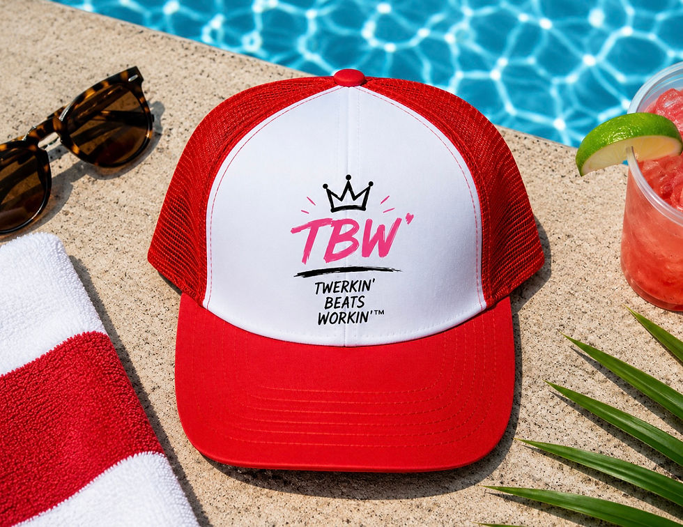 Thumbnail: TBW by Twerkin’ Beats Workin’™ Crown Signature Trucker Hat