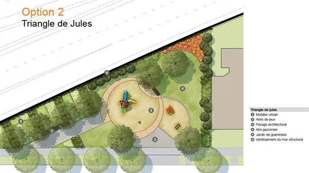 plan aménagement aire de jeux