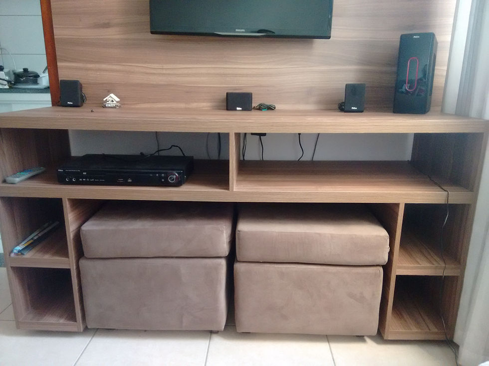 Rack sob medida para Puff.