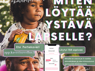 Lapsellani ei ole kavereita, voiko Kaverisovellus auttaa?