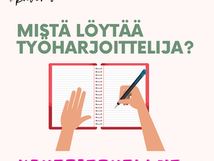 Työharjoittelupaikka auki Kaverisovelluksessa