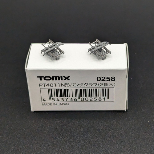 Tomix 0258 - Pantograph Type PT4811N (2pcs.) | J Scale