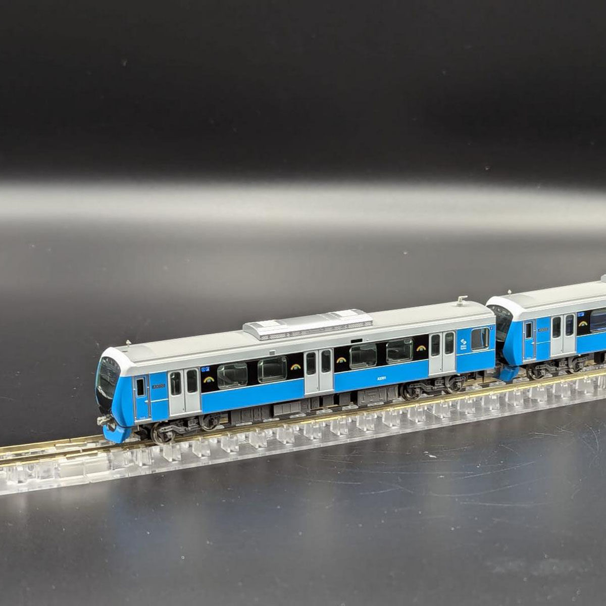GreenMax 31847 - Shizuoka Railway A3000 Series (Clear Blue) (2-Car Set)