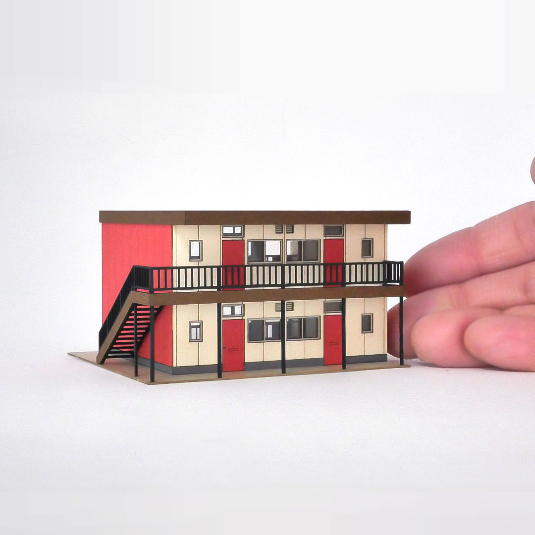 TDF - Small apartments B (Vermilion Red)