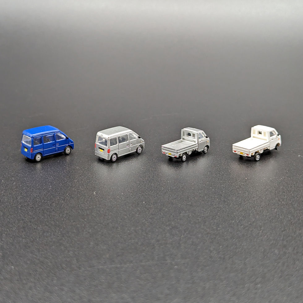 Thumbnail: Kato 23-508 - Light Van & Light Truck (4 Pieces)