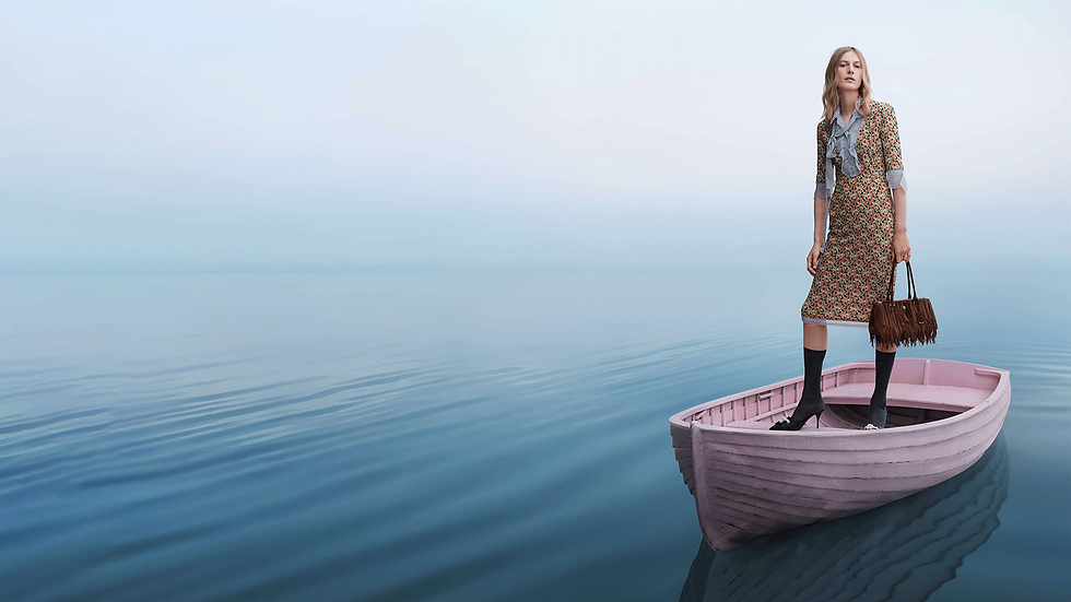 Hunter Schafer in Prada - Days of Summer campaign