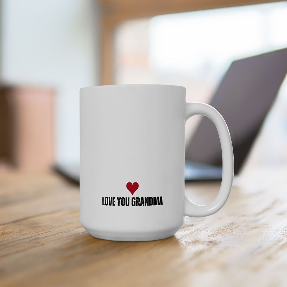 Thumbnail: Love you Grandma Ceramic Mug (Style 2)