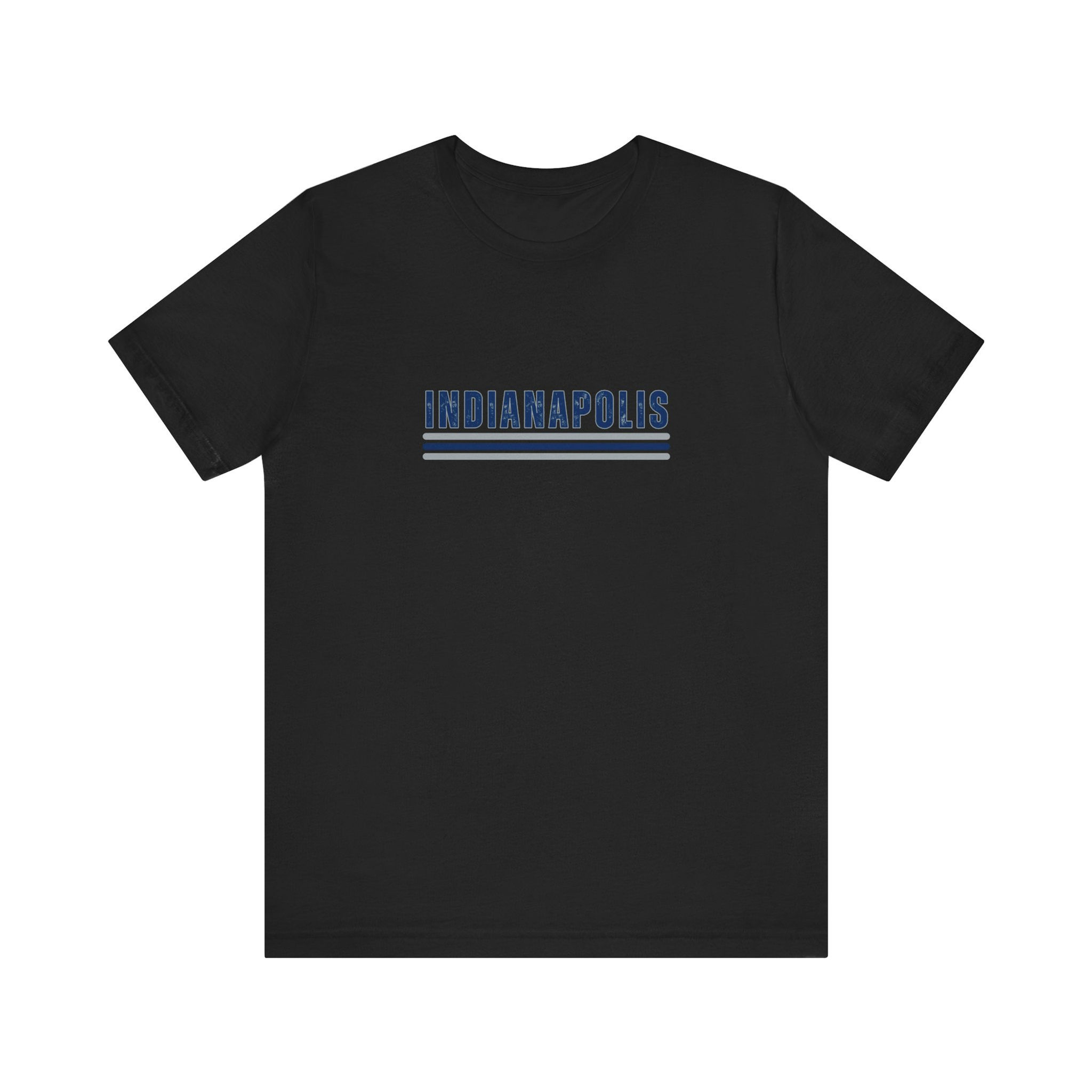 Indianapolis Football Unisex Black Short Sleeve T-Shirt