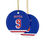 Thumbnail: Adam Graves #9 Jersey Banner Ceramic Christmas Tree Ornament