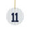 Thumbnail: Anthony Volpe #11 Ceramic Christmas Tree Ornament