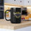 Thumbnail: JYLAX Black 15oz Ceramic Coffee Mug 