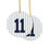 Thumbnail: Anthony Volpe #11 Ceramic Christmas Tree Ornament