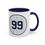 Thumbnail: Aaron Judge #99 Navy Accented Ceramic Coffee Mug