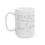 Thumbnail: Personalized Note Ceramic 15oz Mug