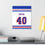 Thumbnail: Acrylic Jersey Banner | Sam Rosen #40