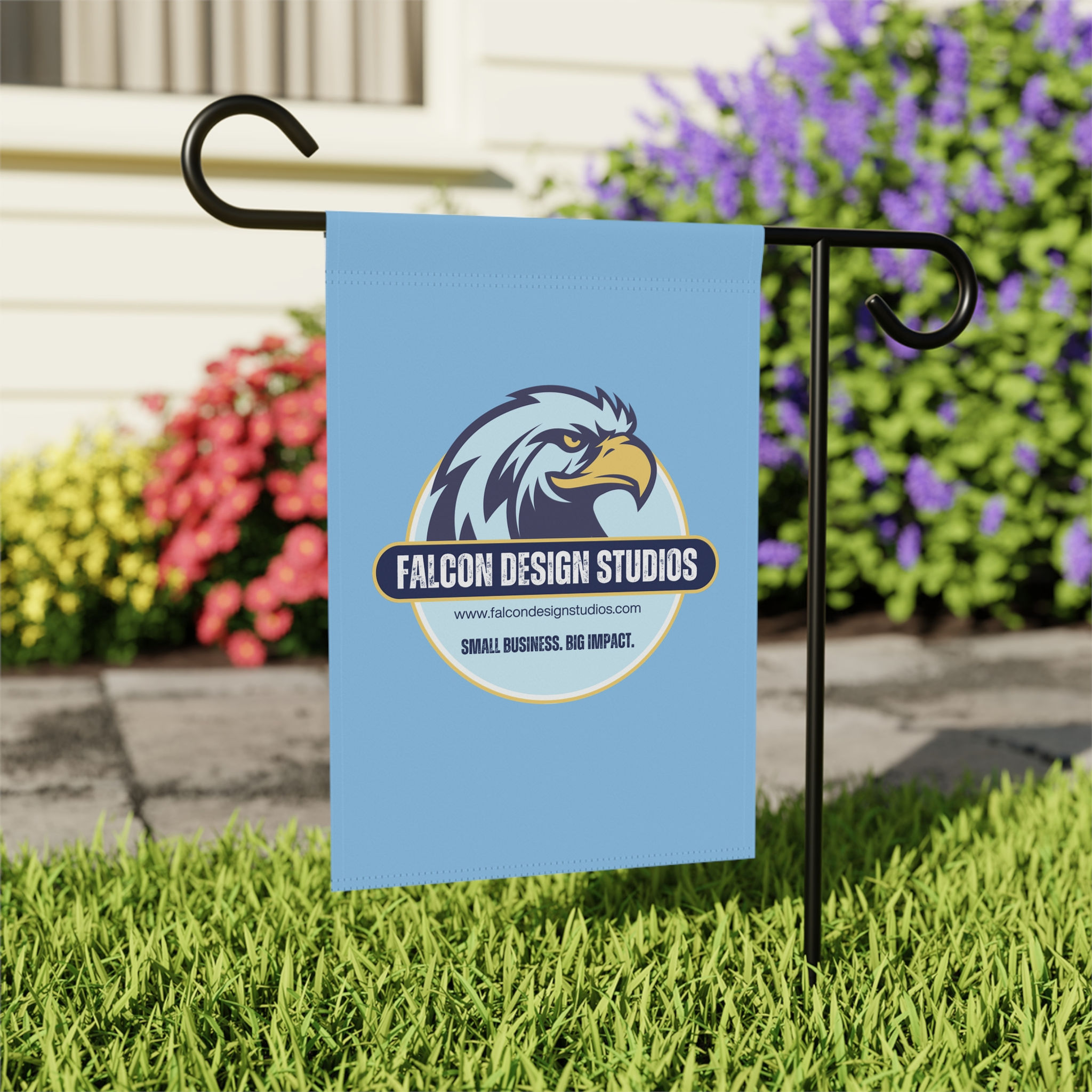 Falcon Design Studios Garden Flag