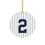 Thumbnail: Derek Jeter #2 Ceramic Christmas Tree Ornament