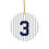 Thumbnail: Babe Ruth #3 Ceramic Christmas Tree Ornament