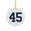 Thumbnail: Gerrit Cole #45 Ceramic Christmas Tree Ornament