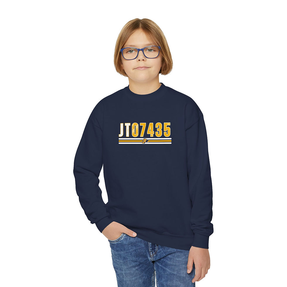 Thumbnail: JT07435 Youth Unisex Crewneck Sweatshirt