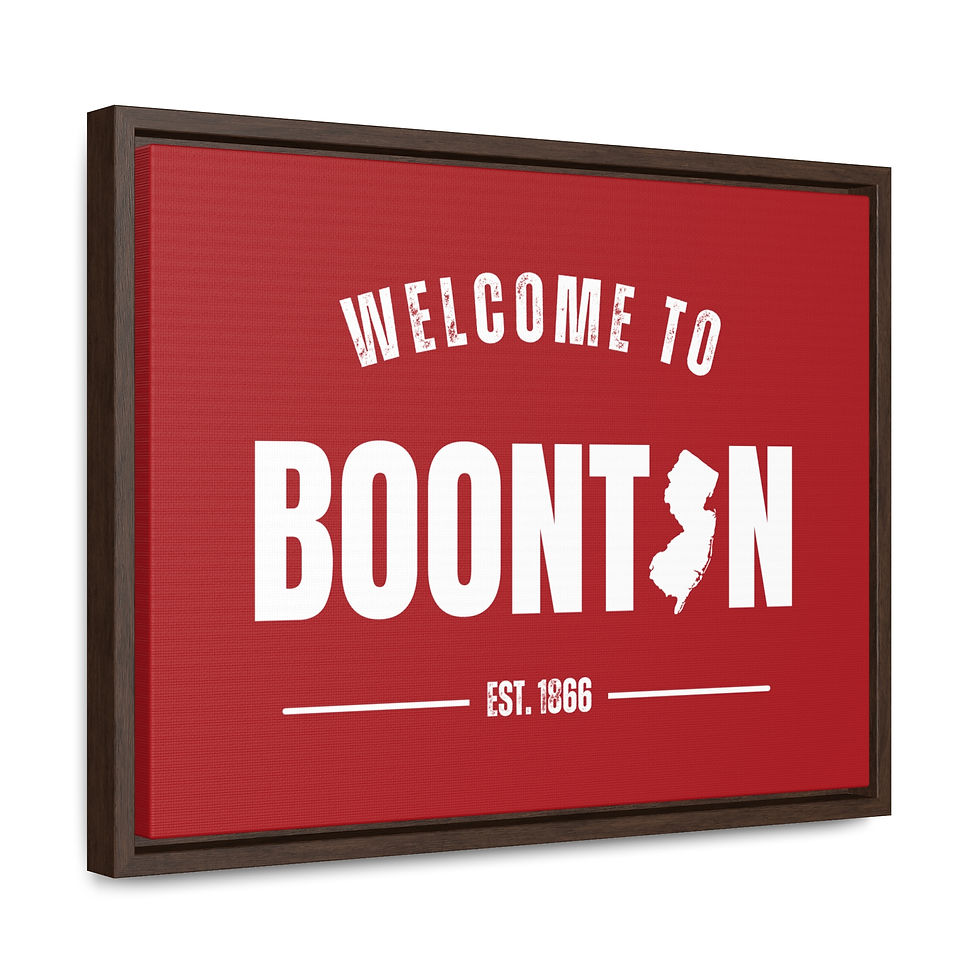 Thumbnail: Boonton NJ Canvas Wrap - Framed Wall Art for Home Decor