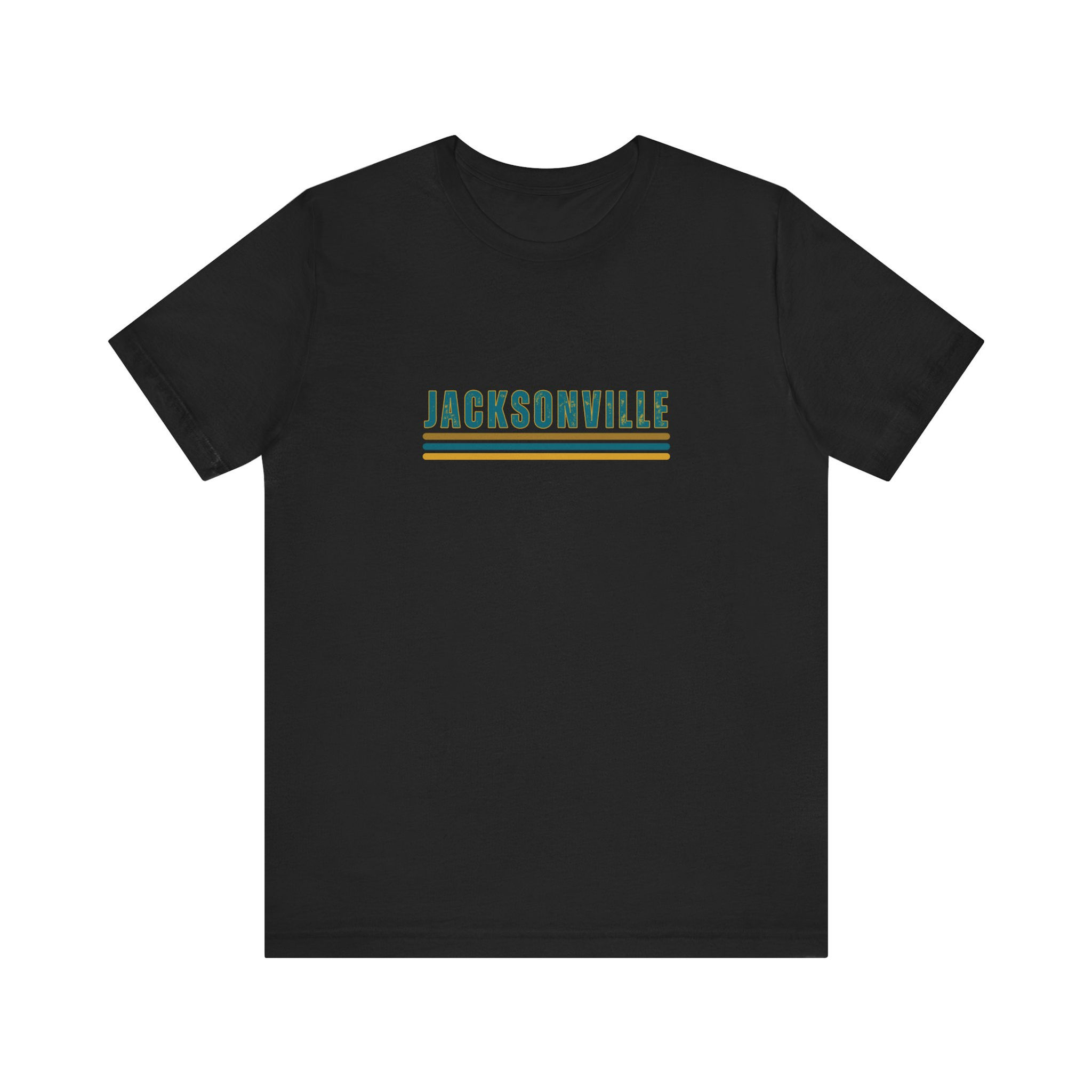 Jacksonville Football Unisex Black Short Sleeve T-Shirt