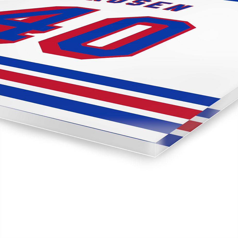 Thumbnail: Acrylic Jersey Banner | Sam Rosen #40