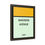 Thumbnail: Monopoly Inspired Matte Framed Canvas (Yellow)