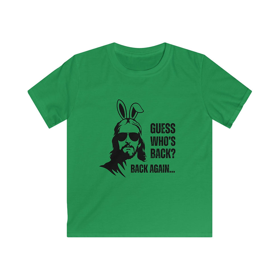 Thumbnail: Easter Bunny Jesus Youth Gildan T-Shirt