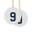 Thumbnail: Roger Maris #9 Ceramic Christmas Tree Ornament
