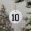 Thumbnail: Phil Rizzuto #10 Ceramic Christmas Tree Ornament