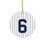 Thumbnail: Joe Torre #6 Ceramic Christmas Tree Ornament