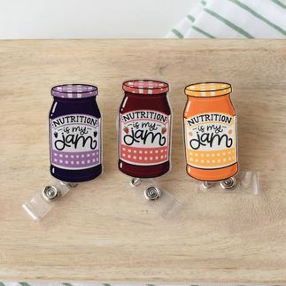 Badge Reels and Magnets for dietitians, nutritionists, RD2be, and dietetic interns.