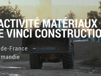 Vidéo et drone chantier Vinci en Normandie
