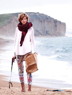 Leah Miles Beach Clean Yoga West Bay