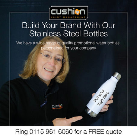 Branded Stainless Steel Drinks Bottles UK