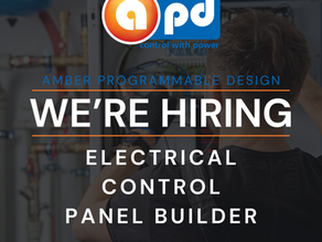 Image highlighting a recruitment opportunity to work with APD as an electrical control panel builder