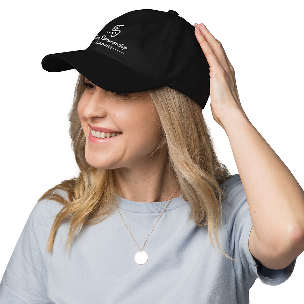 Thumbnail: Dad Hat with White Embroidered Academy Logo