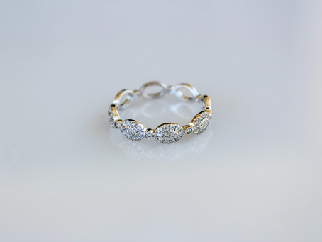 Things to look for when buying white gold diamond stackable rings