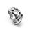 Thumbnail: WIREFRAME Ring (S) Black - White Gold