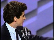 JFK Jr Democratic Convention looking awa