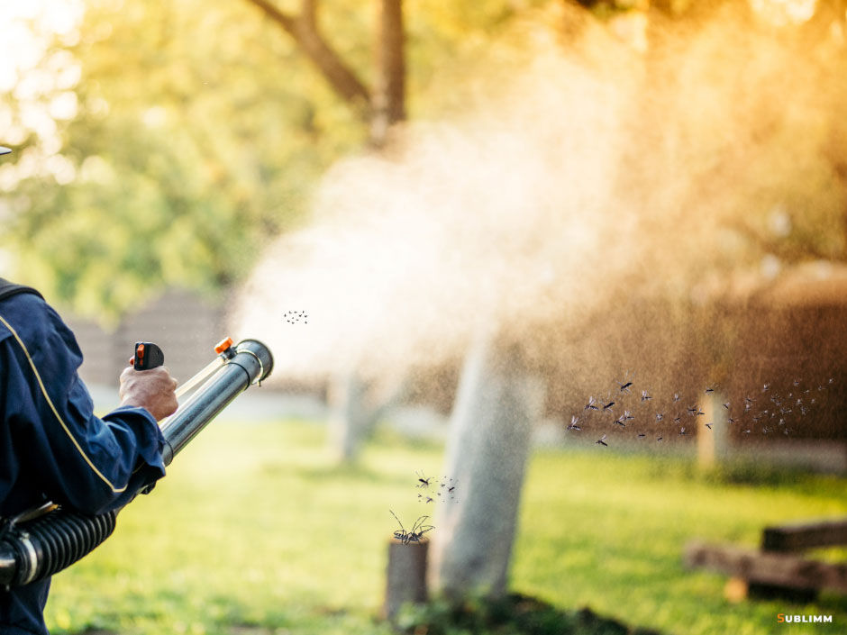 traitement anti moustiques dans un jardin a la reunion
