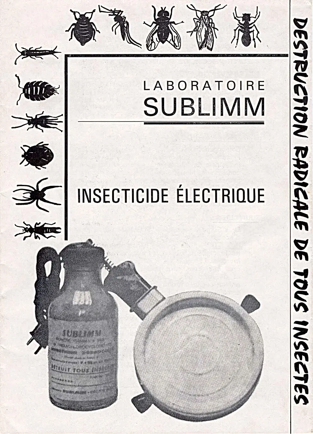 Le réchaud est un ancien système électrique de désinsectisation par réaction de sublimation